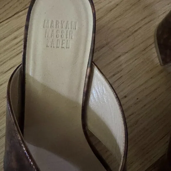 Maryam Nassir Zadeh Brown Sandals - Picture 3 of 6